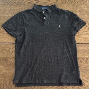 Polo by Ralph Lauren Men's Charcoal Polo Shirt